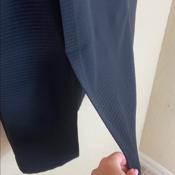 Topshop black midi high waist tie straight skirt 8 - Picture 5 of 8